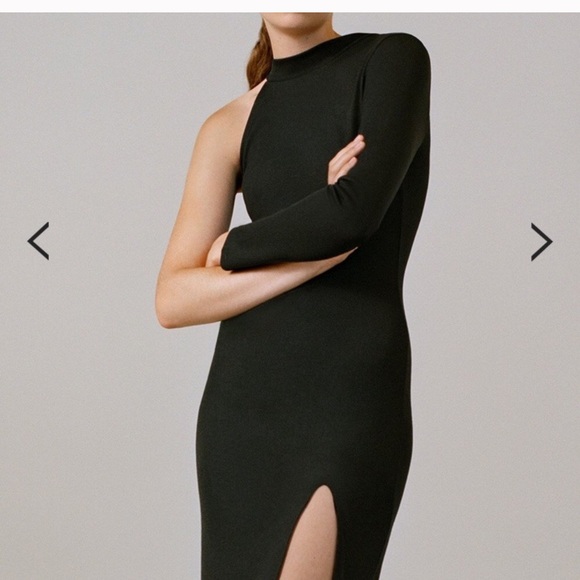 TopShop One shoulder maxi dress size 6 NWT - Picture 5 of 5